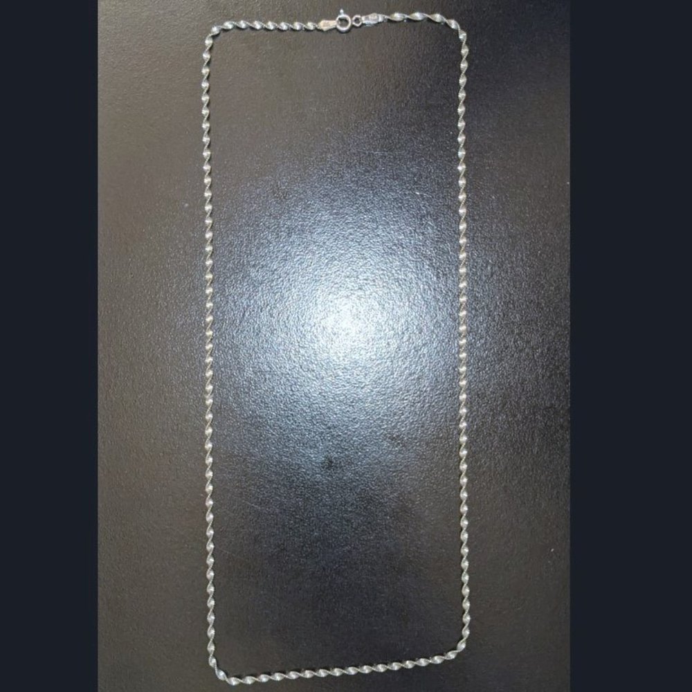 Giani Bernini 20" Sterling Silver Double Water Wave Chain Necklace